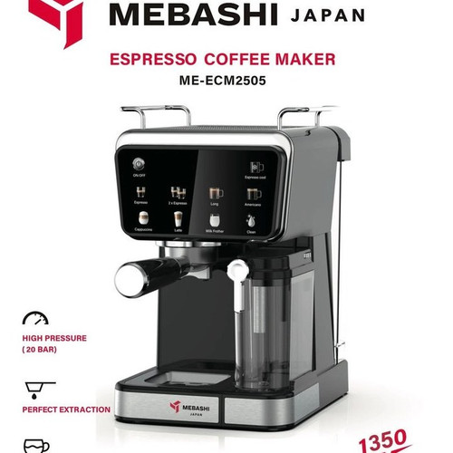 اسپرسوساز مباشی مدل ME-ECM2505 ظرفیت ۱.۵ لیتر